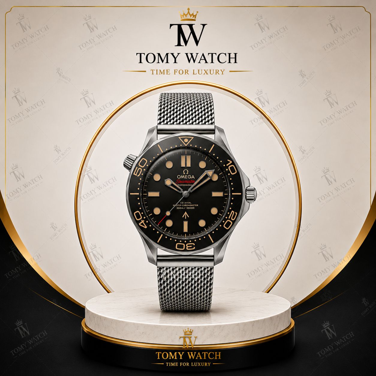 ساعت مچی مردانه امگا 007 سی مستر (های کپی ) OMEGA SEAMASTER