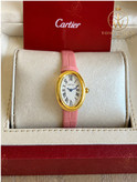 ساعت مچی زنانه کارتیه بیضی بنیور (کارتیر) ( های کپی ) ( CARTIER Baignoire)