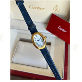 ساعت مچی زنانه کارتیه بیضی بنیور (کارتیر) ( های کپی ) ( CARTIER Baignoire)