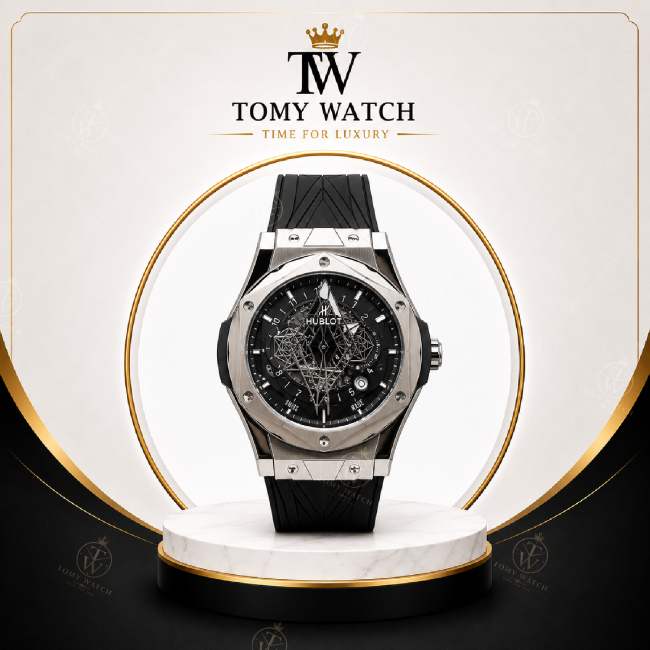 ساعت مچی مردانه هابلوت کهکشانی (هوبلو ) ( های کپی )Hublot Big Bang Sang Bleu II