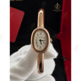 ساعت مچی زنانه کارتیه مدل النگویی ( های کپی ) Cartier Baignoire