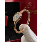 ساعت مچی زنانه کارتیه مدل النگویی ( های کپی ) Cartier Baignoire